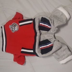*NWOT* Dog baseball sweatsuit